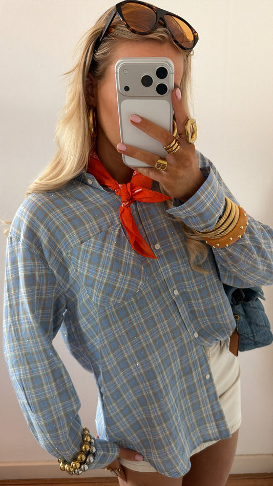 Paisley scarf oranje