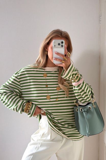 Matcha striped longsleeve