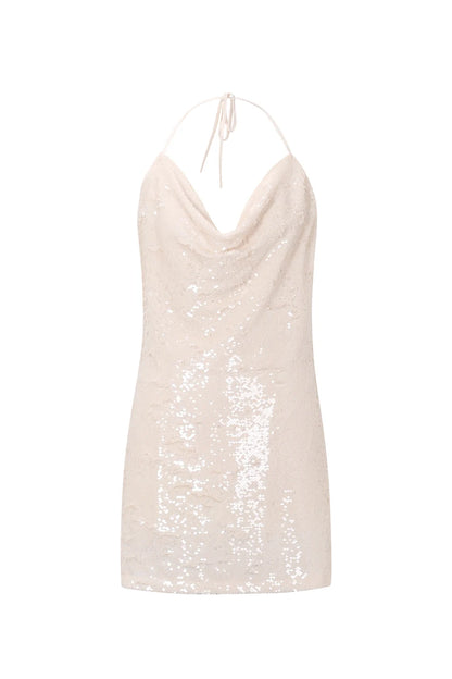 ECRU SPARKLE DRESS