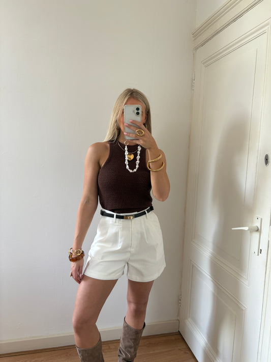 Yasmin short - white
