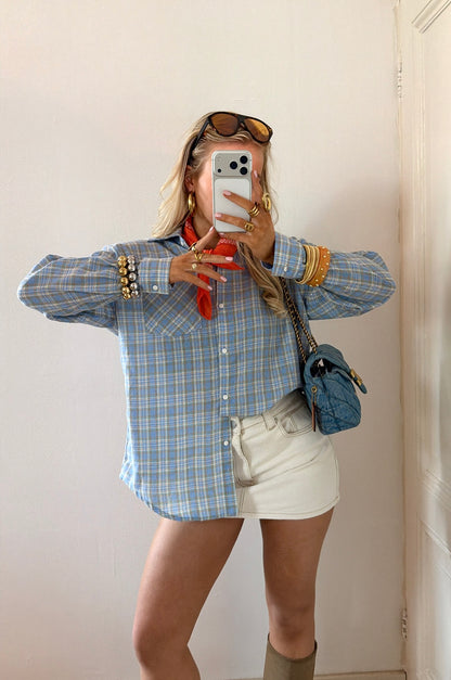 DENIM SKORT