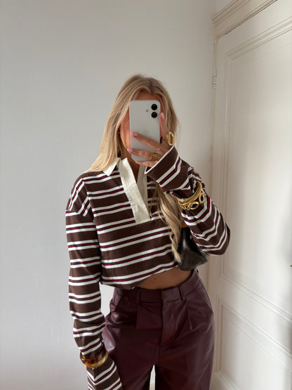 Sterre striped polo