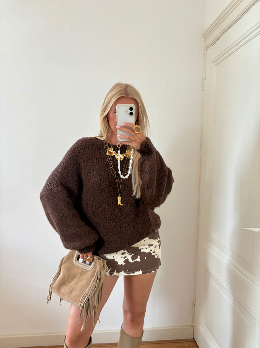 Sophie trui - brown