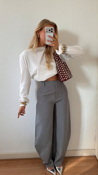 STRIPED BALLOON PANTALON