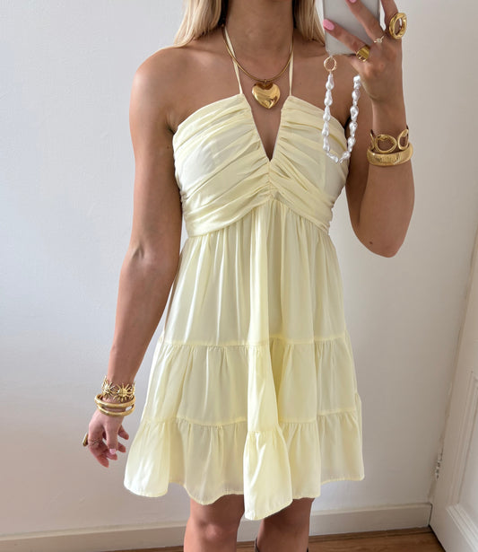 Sara dress - butter yellow