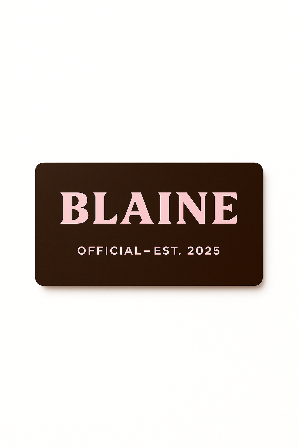 BLAINE - Giftcard