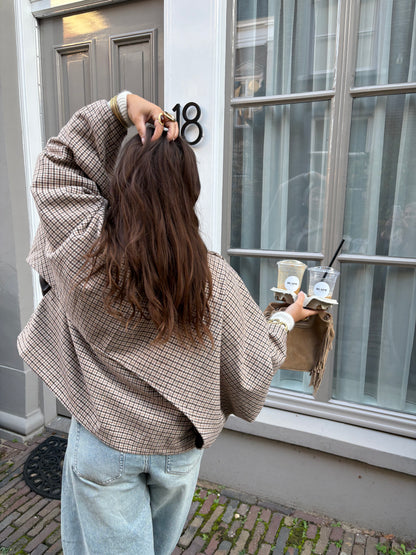 Pre-order Saar checkered jacket