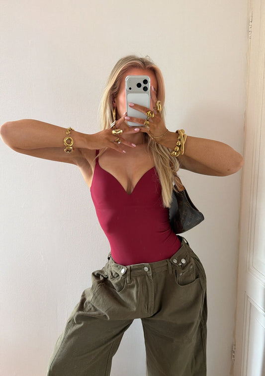 SHAPEWEAR BODY BORDEAUX