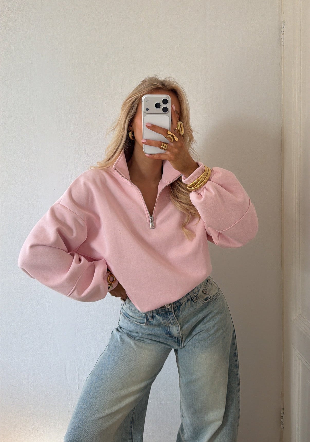SPORTY ZIP KNIT
