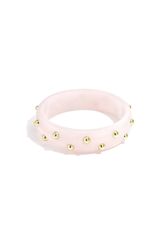 STUDDED BANGLE ROZE