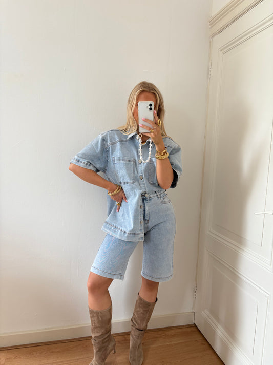 Demi denim jort