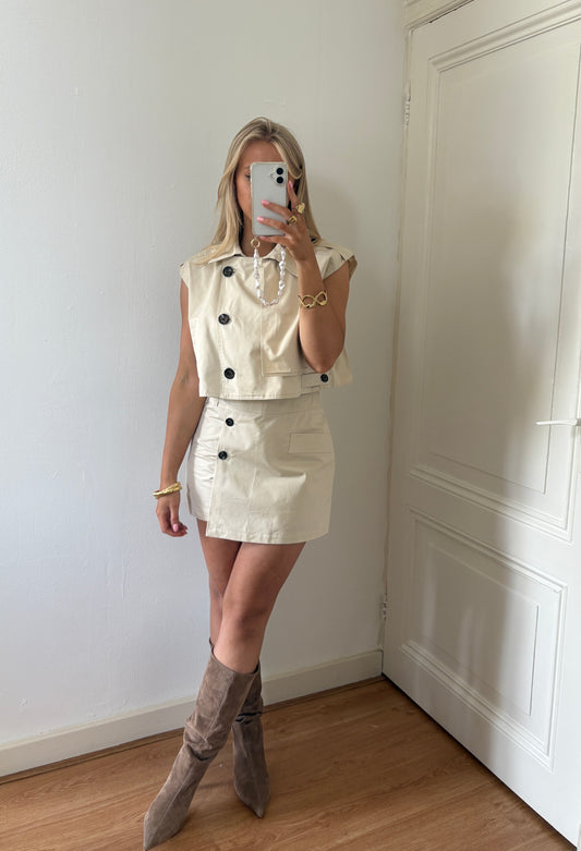 Sophia skort - beige