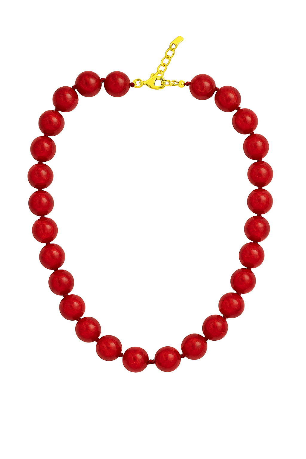 Pien kralen ketting bordeaux